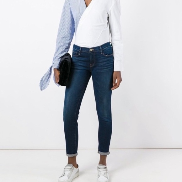 Frame Denim Denim - Frame Le Garçon Boyfriend Jean in West Drive